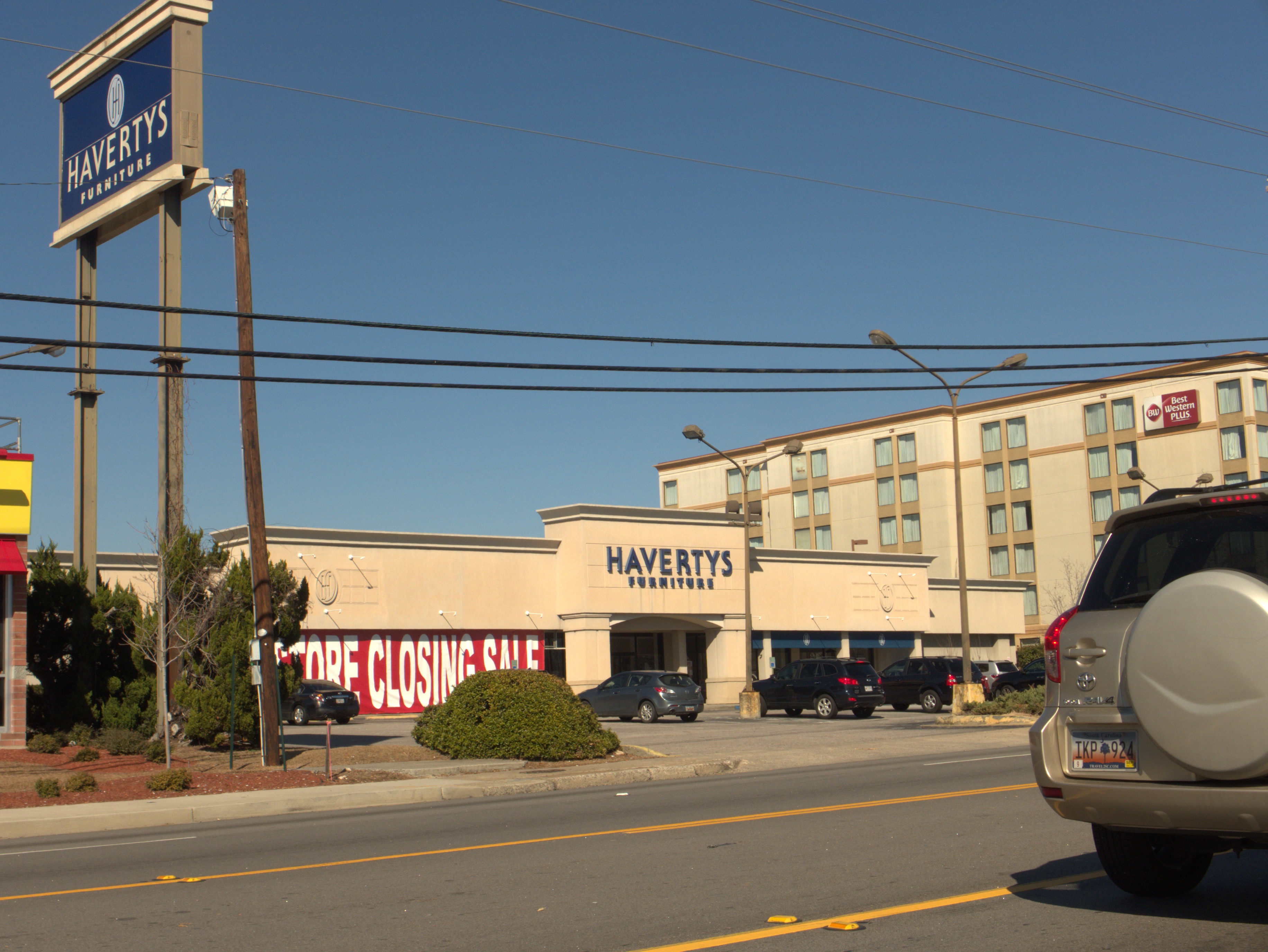 Havertys Furniture, 7515 Two Notch Road: February 2018 at Columbia Closings
